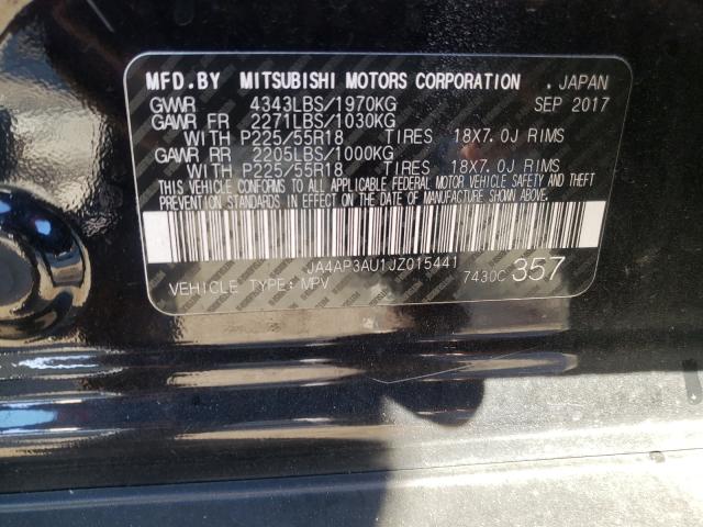 Photo 9 VIN: JA4AP3AU1JZ015441 - MITSUBISHI OUTLANDER 