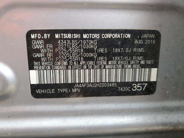 Photo 13 VIN: JA4AP3AU2HZ003485 - MITSUBISHI OUTLANDER 