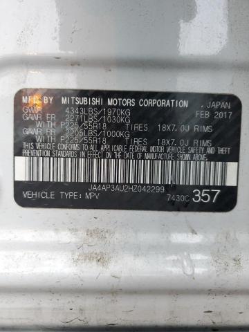 Photo 12 VIN: JA4AP3AU2HZ042299 - MITSUBISHI OUTLANDER 