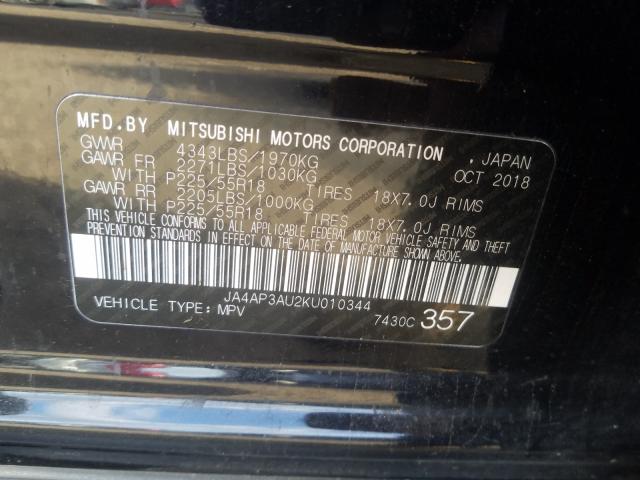 Photo 9 VIN: JA4AP3AU2KU010344 - MITSUBISHI OUTLANDER-SPORT 