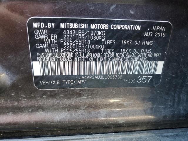 Photo 12 VIN: JA4AP3AU3LU005736 - MITSUBISHI OUTLANDER 