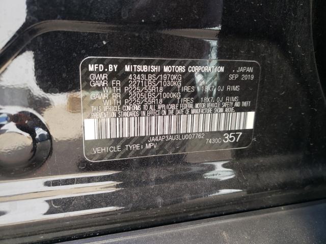 Photo 9 VIN: JA4AP3AU3LU007762 - MITSUBISHI OUTLANDER 