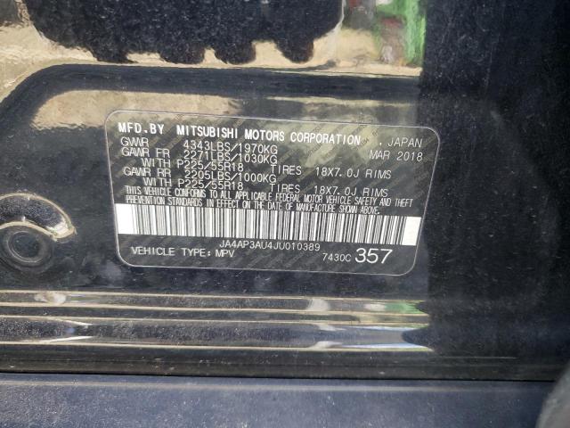 Photo 12 VIN: JA4AP3AU4JU010389 - MITSUBISHI OUTLANDER 