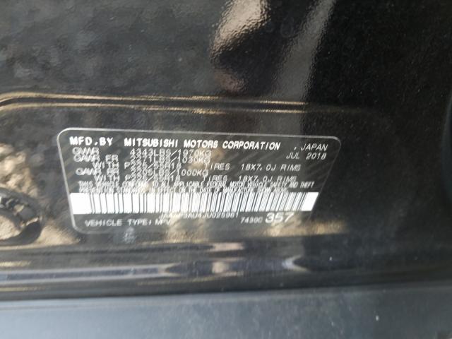 Photo 9 VIN: JA4AP3AU4JU025961 - MITSUBISHI OUTLANDER 