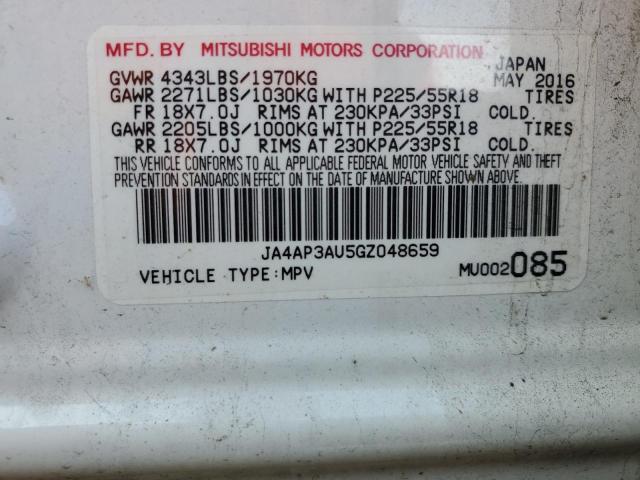 Photo 11 VIN: JA4AP3AU5GZ048659 - MITSUBISHI OUTLANDER 