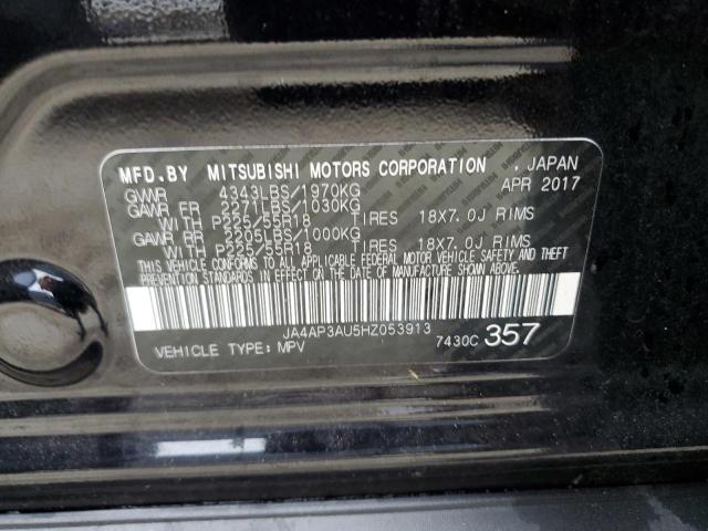 Photo 12 VIN: JA4AP3AU5HZ053913 - MITSUBISHI OUTLANDER 