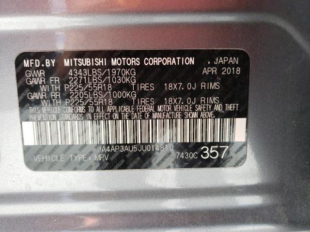 Photo 12 VIN: JA4AP3AU5JU014810 - MITSUBISHI OUTLANDER 