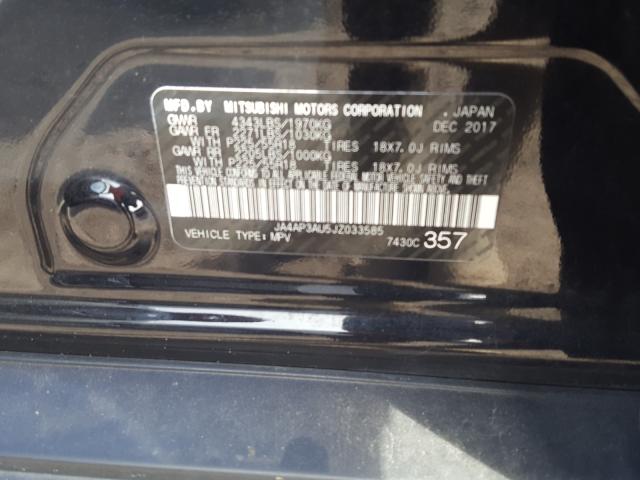 Photo 9 VIN: JA4AP3AU5JZ033585 - MITSUBISHI OUTLANDER 