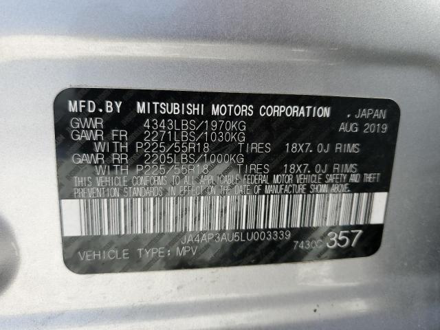 Photo 12 VIN: JA4AP3AU5LU003339 - MITSUBISHI OUTLANDER 