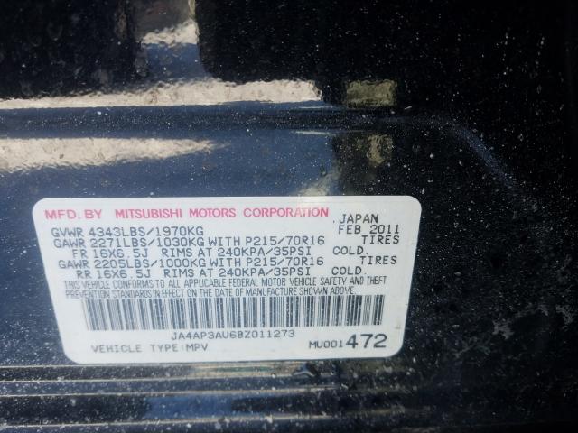 Photo 9 VIN: JA4AP3AU6BZ011273 - MITSUBISHI OUTLANDER 