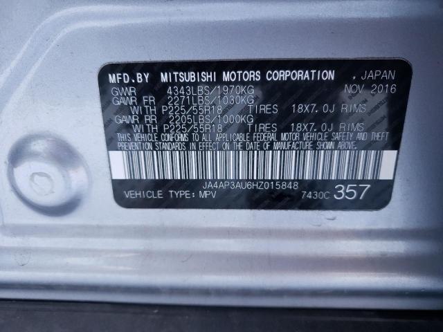 Photo 13 VIN: JA4AP3AU6HZ015848 - MITSUBISHI OUTLANDER 