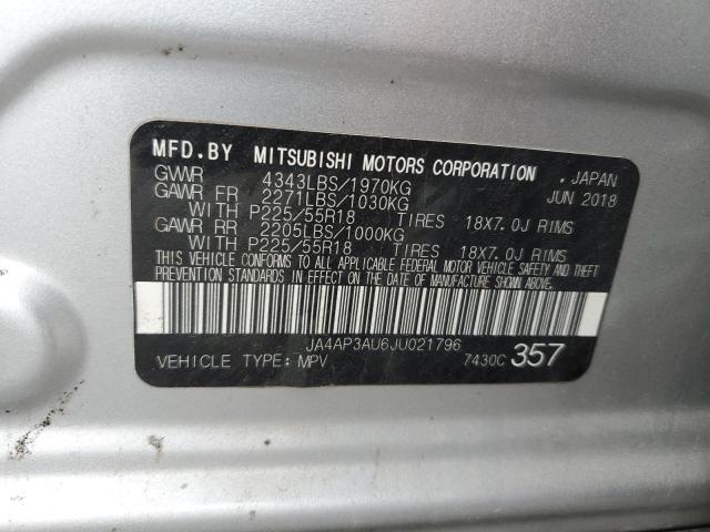 Photo 12 VIN: JA4AP3AU6JU021796 - MITSUBISHI OUTLANDER 