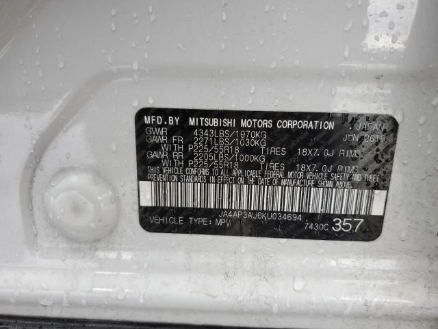 Photo 12 VIN: JA4AP3AU6KU034694 - MITSUBISHI OUTLANDER 