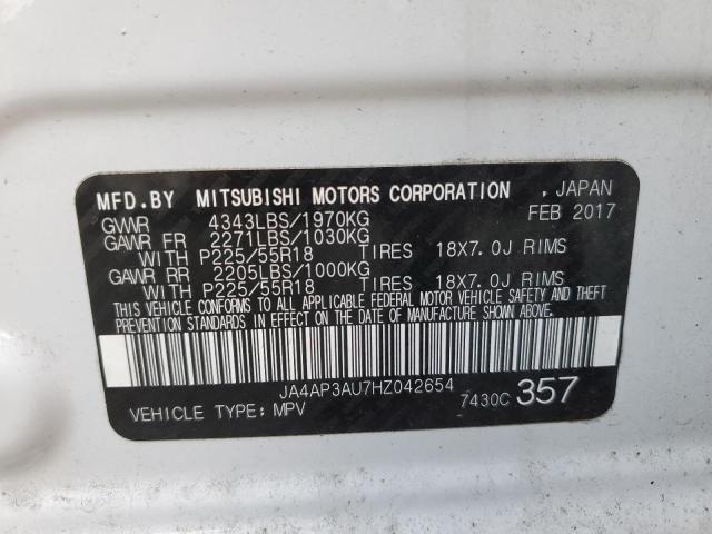 Photo 11 VIN: JA4AP3AU7HZ042654 - MITSUBISHI OUTLANDER 