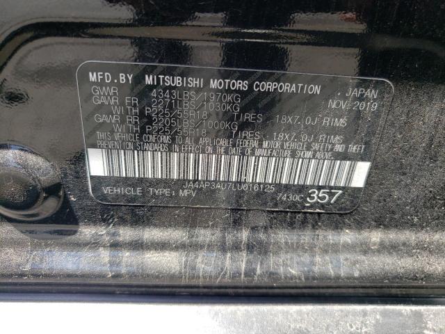 Photo 9 VIN: JA4AP3AU7LU016125 - MITSUBISHI OUTLANDER 