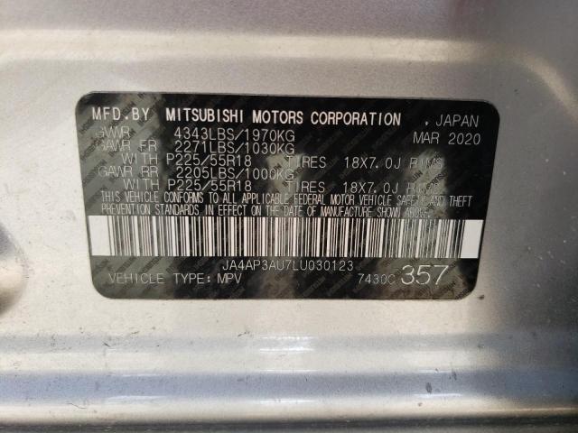 Photo 12 VIN: JA4AP3AU7LU030123 - MITSUBISHI OUTLANDER 