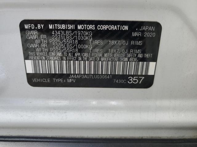 Photo 12 VIN: JA4AP3AU7LU030641 - MITSUBISHI OUTLANDER 