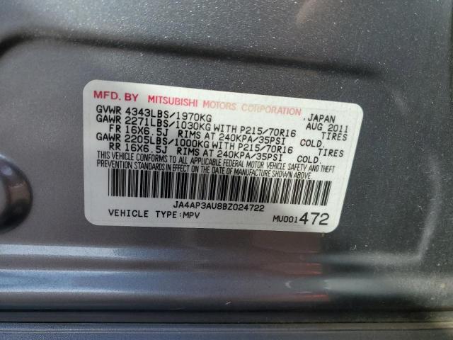 Photo 12 VIN: JA4AP3AU8BZ024722 - MITSUBISHI OUTLANDER 