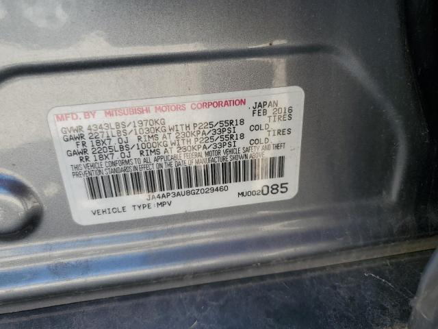 Photo 11 VIN: JA4AP3AU8GZ029460 - MITSUBISHI OUTLANDER 