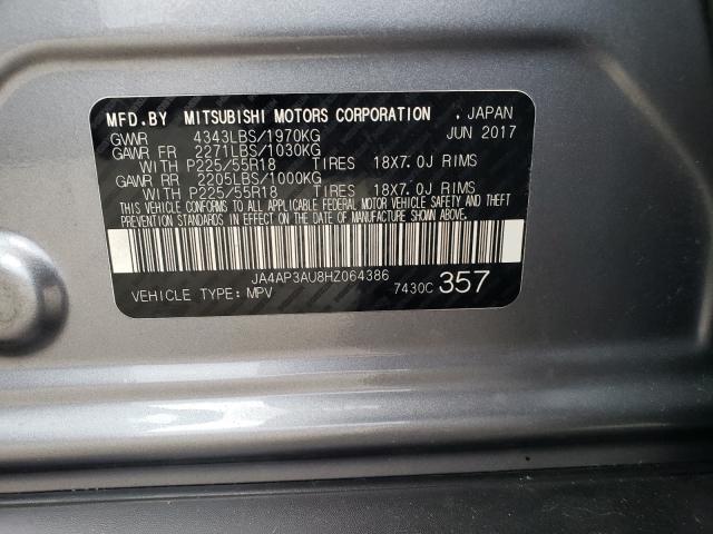 Photo 9 VIN: JA4AP3AU8HZ064386 - MITSUBISHI OUTLANDER 