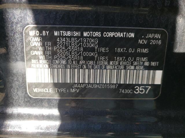 Photo 12 VIN: JA4AP3AU9HZ015987 - MITSUBISHI OUTLANDER 