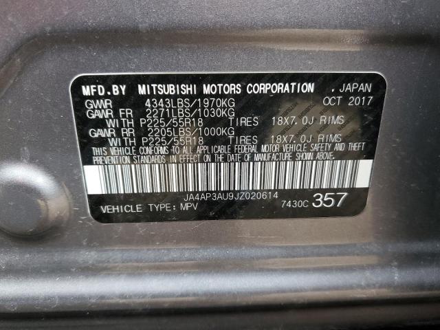 Photo 12 VIN: JA4AP3AU9JZ020614 - MITSUBISHI OUTLANDER 