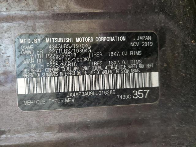 Photo 13 VIN: JA4AP3AU9LU016286 - MITSUBISHI OUTLANDER 