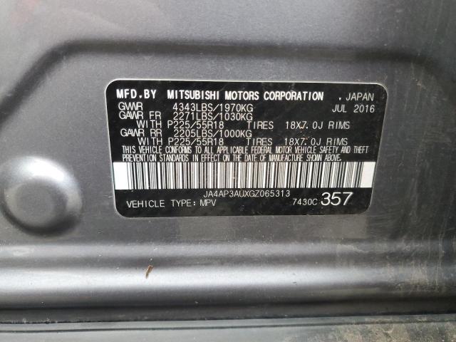 Photo 12 VIN: JA4AP3AUXGZ065313 - MITSUBISHI OUTLANDER 