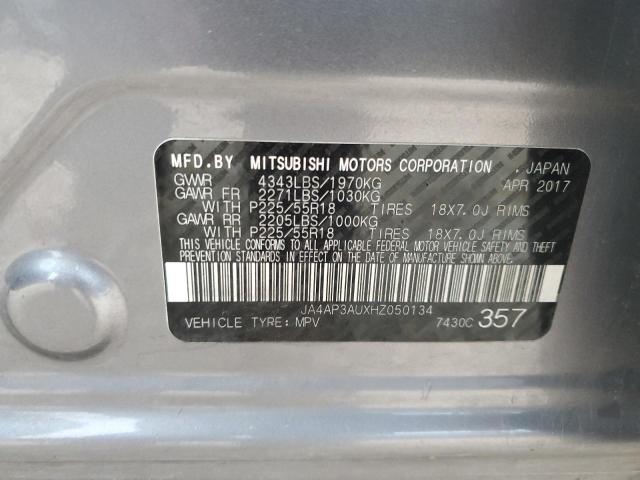 Photo 11 VIN: JA4AP3AUXHZ050134 - MITSUBISHI OUTLANDER 