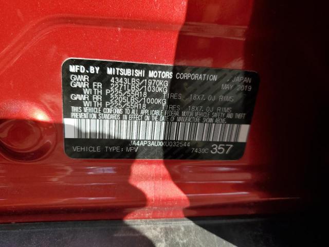 Photo 12 VIN: JA4AP3AUXKU032544 - MITSUBISHI OUTLANDER 