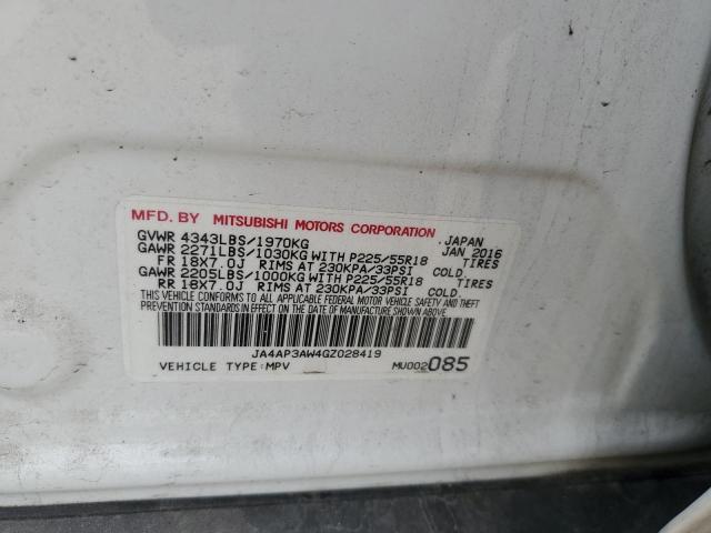 Photo 11 VIN: JA4AP3AW4GZ028419 - MITSUBISHI OUTLANDER 