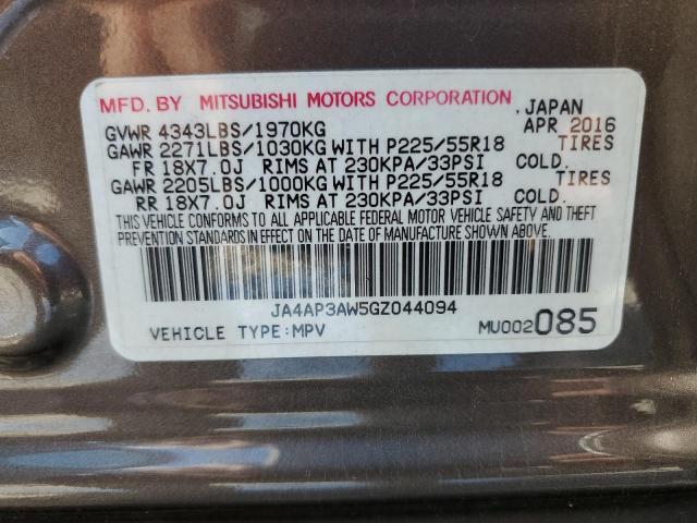 Photo 13 VIN: JA4AP3AW5GZ044094 - MITSUBISHI OUTLANDER 