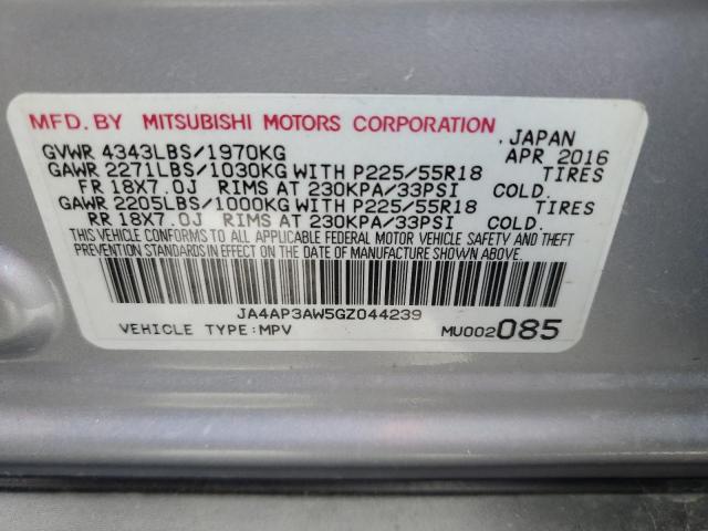 Photo 12 VIN: JA4AP3AW5GZ044239 - MITSUBISHI OUTLANDER 