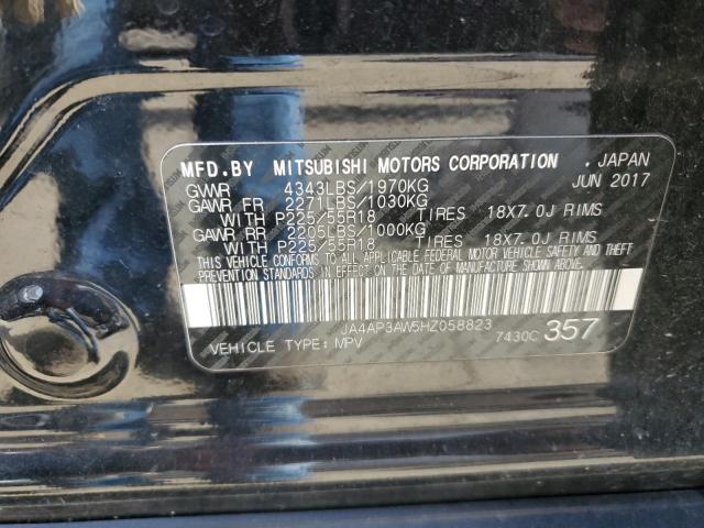 Photo 9 VIN: JA4AP3AW5HZ058823 - MITSUBISHI OUTLANDER 