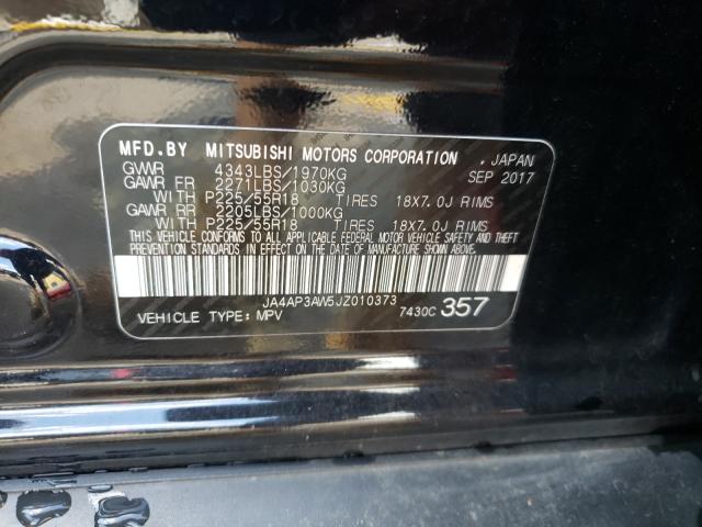 Photo 9 VIN: JA4AP3AW5JZ010373 - MITSUBISHI OUTLANDER 