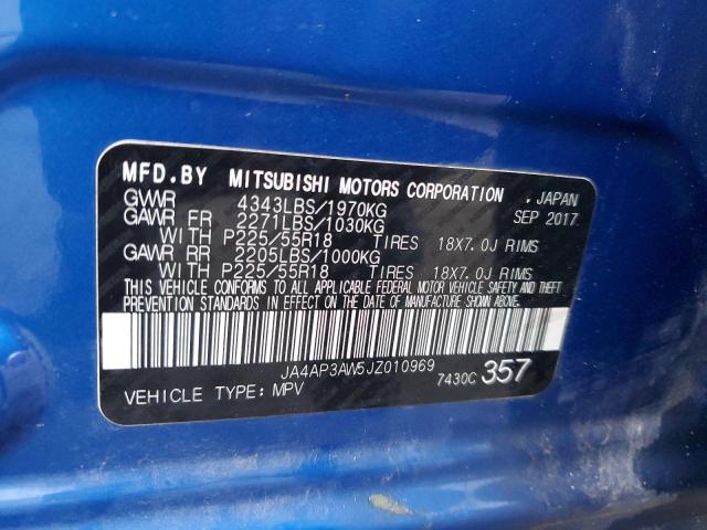 Photo 13 VIN: JA4AP3AW5JZ010969 - MITSUBISHI OUTLANDER 