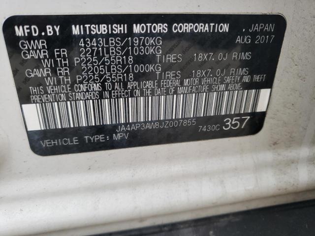 Photo 11 VIN: JA4AP3AW8JZ007855 - MITSUBISHI OUTLANDER 