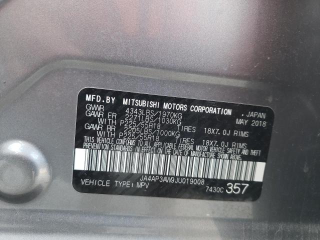 Photo 9 VIN: JA4AP3AW9JU019008 - MITSUBISHI OUTLANDER 