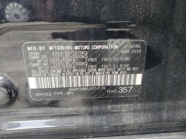 Photo 13 VIN: JA4AP3AWXJU013170 - MITSUBISHI OUTLANDER 