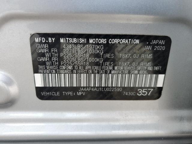 Photo 12 VIN: JA4AP4AU1LU022590 - MITSUBISHI OUTLANDER 