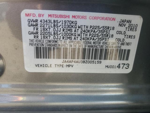 Photo 13 VIN: JA4AP4AU3BZ005159 - MITSUBISHI OUTLANDER 