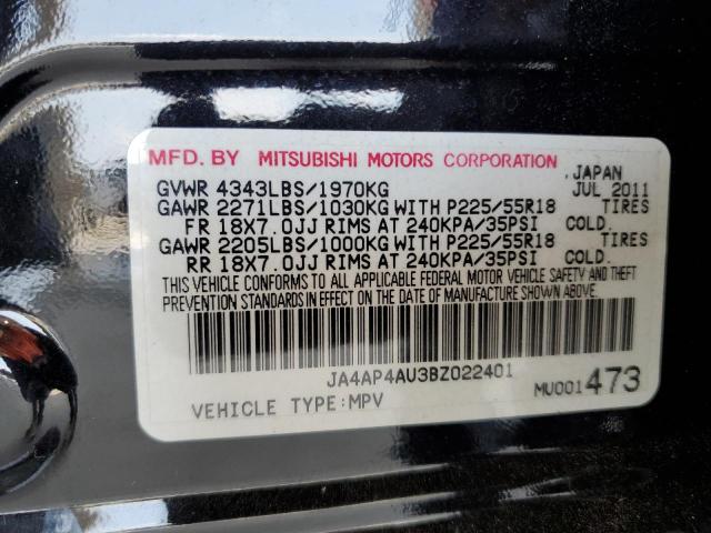 Photo 12 VIN: JA4AP4AU3BZ022401 - MITSUBISHI OUTLANDER 