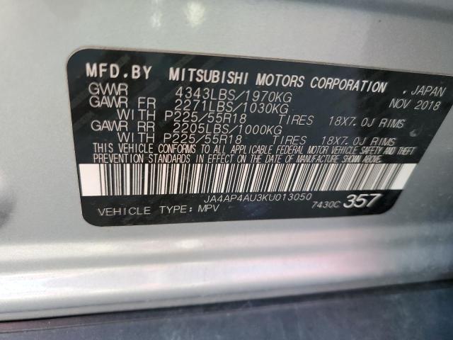 Photo 11 VIN: JA4AP4AU3KU013050 - MITSUBISHI OUTLANDER 