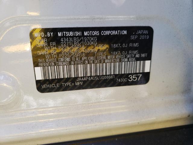 Photo 9 VIN: JA4AP4AU5LU008661 - MITSUBISHI OUTLANDER 