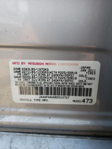 Photo 11 VIN: JA4AP4AU6BZ010727 - MITSUBISHI OUTLANDER 