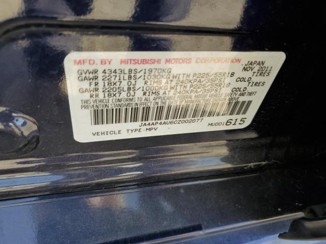 Photo 12 VIN: JA4AP4AU6CZ002077 - MITSUBISHI OUTLANDER 