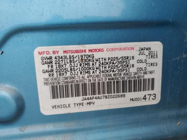 Photo 11 VIN: JA4AP4AU7BZ022689 - MITSUBISHI OUTLANDER 