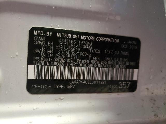 Photo 9 VIN: JA4AP4AU9LU011921 - MITSUBISHI OUTLANDER 