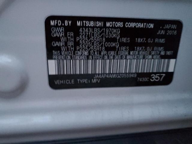 Photo 11 VIN: JA4AP4AW6GZ055949 - MITSUBISHI OUTLANDER 