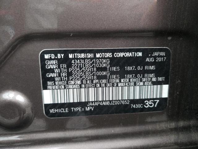 Photo 11 VIN: JA4AP4AW8JZ007652 - MITSUBISHI OUTLANDER 